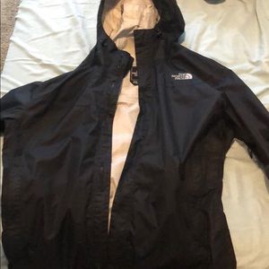 north face raincoat